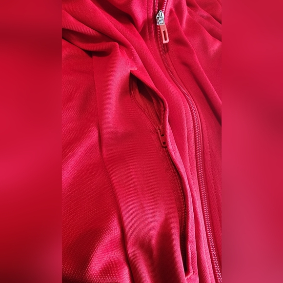 Mens 3xlt adidas red and white tiro jacket - Picture 3 of 6